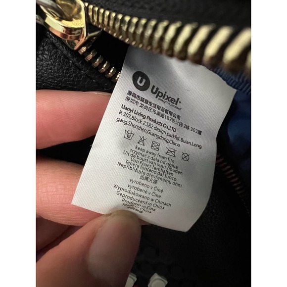 UPIXEL women kids black small fashion lightweight backpack - Picture 3 of 7